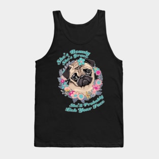 Pug: She's Beauty, She's Grace Tank Top